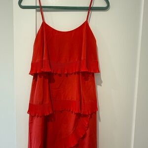 BCBGMaxAzria Vibrant Red Fabric